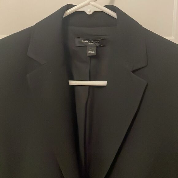 Ann Taylor Black Notched Collar Jacket - Picture 2 of 5